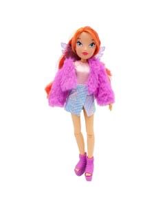 Кукла шарнирная Fashion Блум с крыльями и аксессуарами 6 шт 24 см IW0137 Winx club