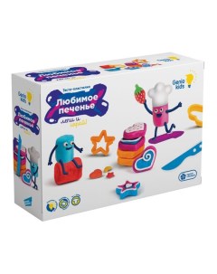 Набор для лепки Любимое печенье 160 г 6 цветов Genio kids