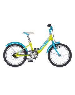 Детский велосипед Bello 16 2021 салатово голубой Author