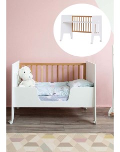 Кровать стол для новорожденных 120х60 см белый дерево НиК 6 Antemi