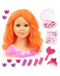 Кукла Модель с рыжими волосами для причесок 27см с косметикой Bayer design