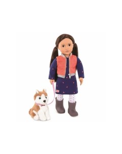 Кукла 46 см Лесли с собакой OG31201 Our generation