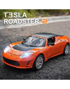 Машинка металлическая Tesla Roadster 1 24 Element