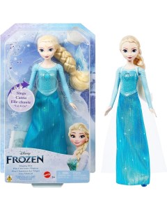 Кукла Disney Frozen Холодное сердце поющая Эльза арт HLW55 Mattel