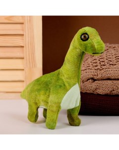 Мягкая музыкальная игрушка Динозаврик 20 см цвет зелёный Nobrand