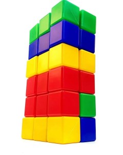 Кубики для Детей от 1 Года 36 штук 8 см ПИ000005 Новокузнецкий завод пластмасс