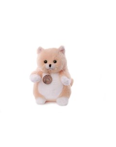Мягкая игрушка Толстый кот 26 см персиковый Lapkin