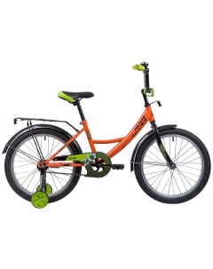 Велосипед 20 Детский Vector 2020 Количество Скоростей 1 Рама Сталь 12 Оранжевы Novatrack