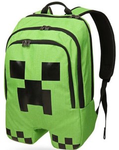 Рюкзак Майнкрафт Крипер Minecraft зеленый 29х12х44 см 15 5 л Starfriend