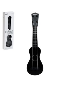 Игрушка музыкальная гитара Стиль 4 струны 38 5 см цвет чёрный Nobrand