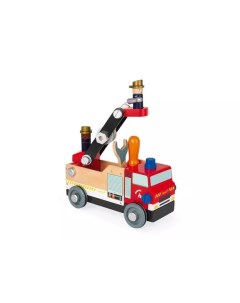 Игрушка конструктор Пожарная машина серия Brico Kids J06469 Janod