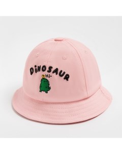 Панама для девочки Dinosaur цв розовый р р 50 Minaku