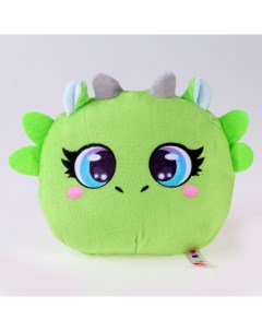 Мягкая игрушка Конфетница Дракон зеленый Pomposhki