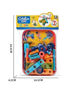 Конструктор Creative Play Инструменты 38 предметов в пакете 201094783 Наша игрушка