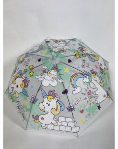 Зонт полуавтомат детский мятный Rainproof