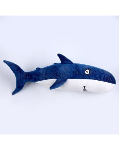 Мягкая игрушка Акула 55 см цвет синий Nobrand