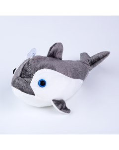 Мягкая игрушка Акула 25 см цвет серый Nobrand