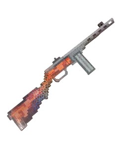 Деревянное оружие Пистолет игрушечный пулемет Шпагина 7139112 Sima-land