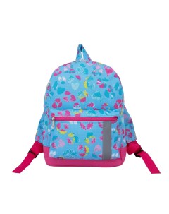 Рюкзак на молнии светоотражающая полоса цвет голубой Nobrand