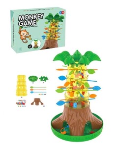 Игра баланс Падающие обезьяны для детей с 3 лет в коробке ZD 037 Наша игрушка