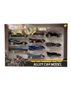 Набор Бэт Мобили 10 машинок из металла Alloy Car Model Die-cast