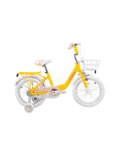 Детский велосипед TechTeam Milena 16 2021 желтый Tech team