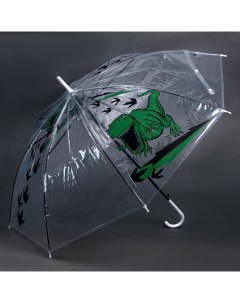 Зонт детский Динозавр полуавтомат прозрачный d 90см Funny toys