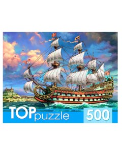Пазлы Парусник в море 500 элементов Toppuzzle