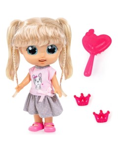 Кукла City Girl 31 см со звуком в серо розовом платье 93221AC Bayer design