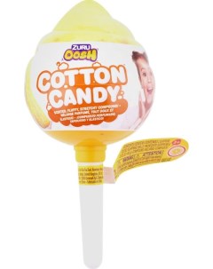 Игровой набор Oosh Cotton Candy Конфета на палочке со сквишем 3 предмета Лимонная Zuru
