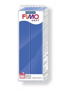 Полимерная глина Soft запекаемая в печке 350 г цвет блестящий синий 8022 33 Fimo