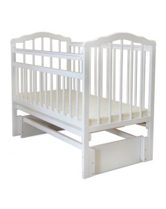 Детская кроватка Melisa 5 с универсальным маятником белый УТ000004059 Малика