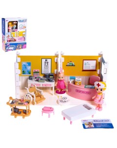 Игровой набор Доктор Кэтти с мебелью малышом и аксессуарами 7003390 Кнр