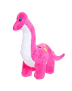 Мягкая игрушка Динозавр Деймос цвет фуксия 33 см Прима тойс