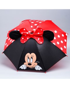 Зонт детский с ушами Красотка Минни Маус диаметр 52 см Disney