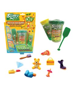 Набор для создания слайма с игрушкой зеленый Slimy