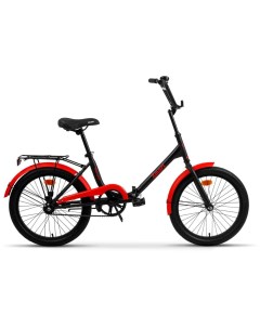 Велосипед складной Smart 20 1 1 черный красный производство Беларусь Аист