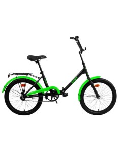 Велосипед складной Smart 20 1 1 черный зеленый производство Беларусь Аист