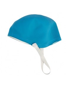 Шапочка для плавания Girls Rubber Cap with Strap Blue Fashy