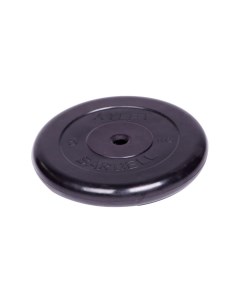 Обрезиненный диск Barbell Atlet d 26 мм чёрный 5 0 кг 2479 Mb barbell