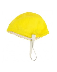 Шапочка для плавания Girls Rubber Cap with Strap Yellow Fashy