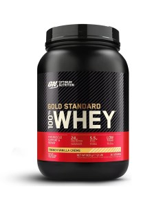 Протеин 100 Whey Gold Standard EU 900 г ванильный крем Optimum nutrition