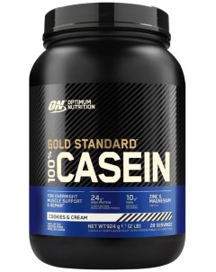 Мицеллярный казеин 100 Gold Standard Casein EU 924 г печенье крем Optimum nutrition