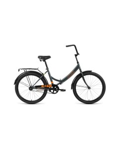 Складной велосипед City 24 FR год 2023 цвет Серебристый Оранжевый ростовка 16 Altair