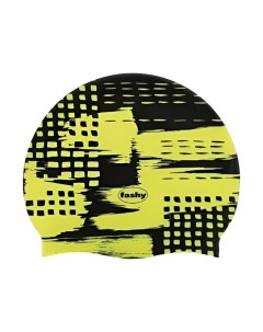 Шапочка для плавания Silicon Cap Black Yellow Fashy