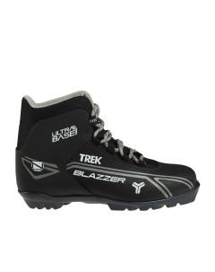Ботинки лыжные NNN Blazzer4 черные логотип серый размер RU43 EU44 CM27 5 Trek