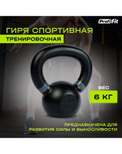 Гиря спортивная тренировочная PROFI FIT 6 кг Profifit