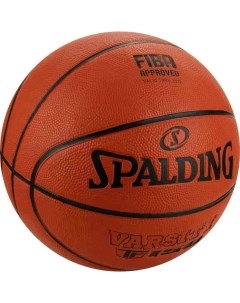 VARSITY TF 150 LOGO FIBA 84 423Z Мяч баскетбольный Коричневый Черный 5 Spalding