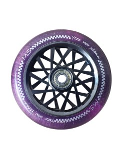 Колесо для трюкового самоката 110 мм 11L серебро фиолетовый Yezz