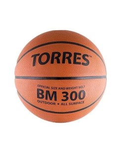 Баскетбольный мяч BM300 B00017 7 brown Torres